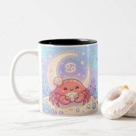 Süße personalisierte Krebs-Zodiak-Tasse Zweifarbige Tasse