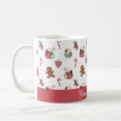 Süße personalisierte Lebkuchen-Tasse Kaffeetasse (Links)
