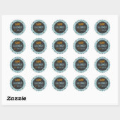 Süße personalisierte Sticker für Halloween (Blatt)