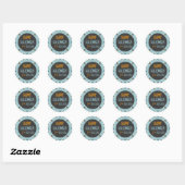 Süße personalisierte Sticker für Halloween (Blatt)