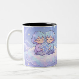 Süße personalisierte Zwillinge-Zodiak-Tasse Zweifarbige Tasse