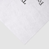 süße persönliche Dankeschönliebe  Seidenpapier (Detail)