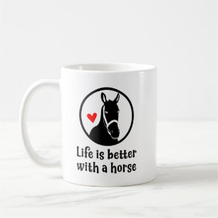 Süße Pferdeliebhaber-Country-Farm-Cowgirl-Rodeo Kaffeetasse