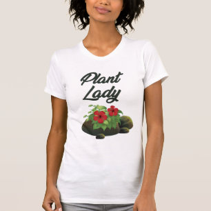 Süße Pflanzen-Lady-Garten-T-Shirt T-Shirt