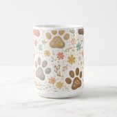 Süße Pfotenabdrücke Kaffeetasse (Mittel)