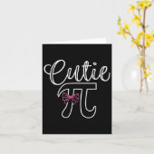Süsse Pi Coquette Bow Frauen Kinder Kleinkind Math Karte (Gelbe Blume)