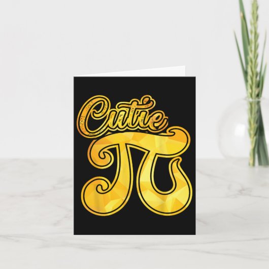 Süsse Pi Day Karte (Vorderseite)