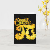 Süsse Pi Day Karte (Gelbe Blume)
