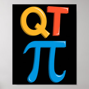 Süsse Pi Day Mathematiker Mathematiker Mathematike Poster