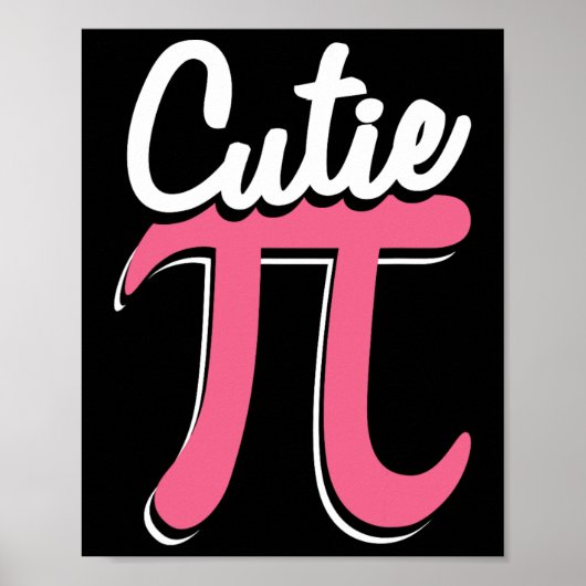 Süsse Pi Happy Pi Day Funny Pi Day Feier Poster (Vorne)