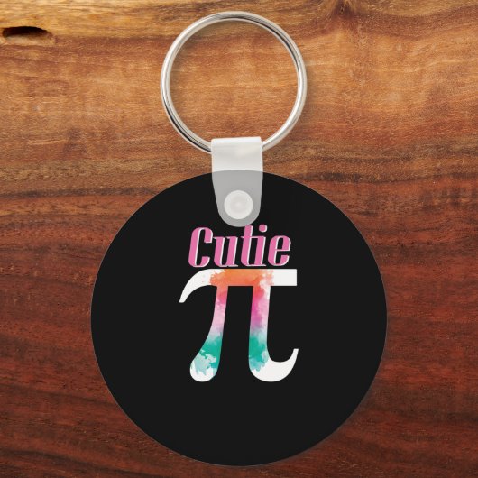 Süsse pi Mathematik unendliche Zahl Schlüsselanhänger (Vorderseite)