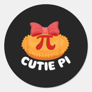 Süsse Pi - Pi Day Math Lover Science Pi Symbol Runder Aufkleber