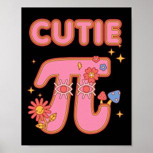 Süsse Pi Pie Happy Pi Day Mathematik Lehrer Poster