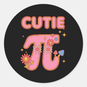 Süsse Pi Pie Happy Pi Day Mathematik Lehrer Runder Aufkleber