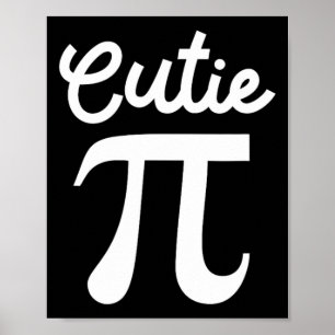Süsse Pi Symbol Clever Math Geek Enthusiasten Nove Poster