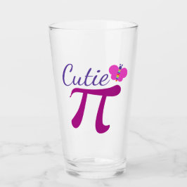 Süsse Pi Symbol Funny Mathe Pun Glas