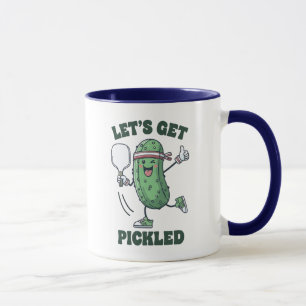 Süße Pickleball-Figur Lustiger Spruch  Tasse