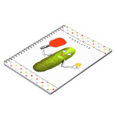 Süße Pickleball-Spielerin Notizblock (Linke Seite)