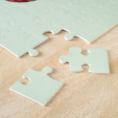 Süße Picknick-Liebesbaum-Elefanten-Puzzles Puzzle (Seite)