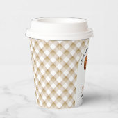 Süsse Pie Apple Pie Erntedank Babydusche Pappbecher (Rechts)