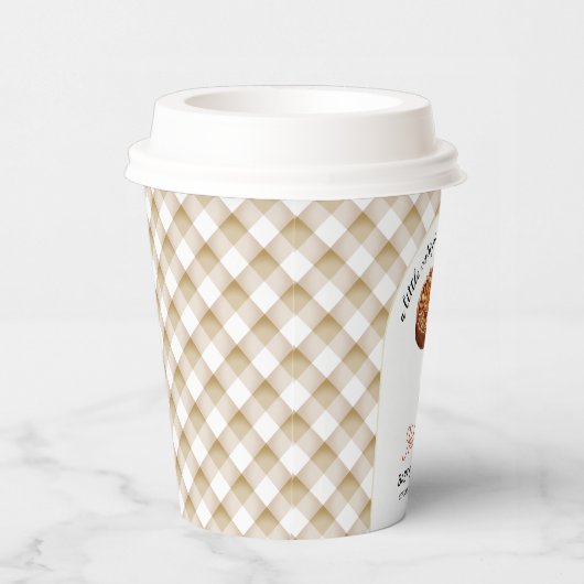 Süsse Pie Apple Pie Erntedank Babydusche Pappbecher (Rechts)