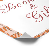 Süsse Pie Baby Duschbücher & Geschenke Unterschrif Poster (Ecke)