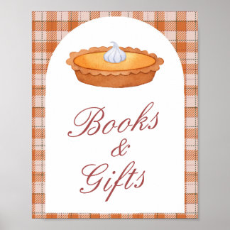 Süsse Pie Baby Duschbücher & Geschenke Unterschrif Poster
