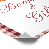 Süsse Pie Baby Duschbücher & Geschenke Unterschrif Poster (Ecke)