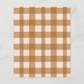 Süsse Pie Baby Dusche Danke Karte (Rückseite)