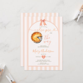 Süsse Pie Baby Dusche Einladung