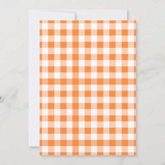 Süsse Pie Baby Dusche Einladung (Rückseite)