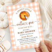 Süsse Pie Baby Dusche Einladung