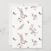 Süsse Pie Baby Dusche Einladung (Rückseite)