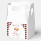 Süsse Pie Baby Dusche Geschenkschachtel (Geöffnet)