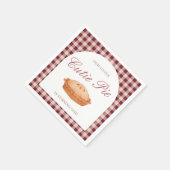 Süsse Pie Baby Dusche Napkin Serviette (Ecke)