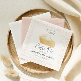 Süsse Pie Baby Dusche Napkins - Herbsttisch Party Serviette