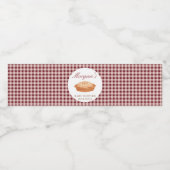 Süsse Pie Baby Dusche Wasserflaschenetikett (Einzelnes Label)