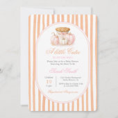 Süsse Pie Baby Shower Girl Einladung (Vorderseite)