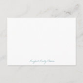 Süsse Pie Babydusche Bücher für Kinderkarte Begleitkarte (Rückseite)