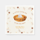 Süsse Pie Babydusche Napkins Serviette (Vorderseite)