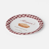 Süsse Pie Babydusche Papierplatte Pappteller (Schrägansicht)