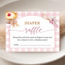 Süsse Pie Babydusche Rosa Windeln Raffelverpackung