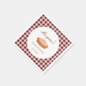 Süsse Pie Babyduschpapier Serviette (Ecke)