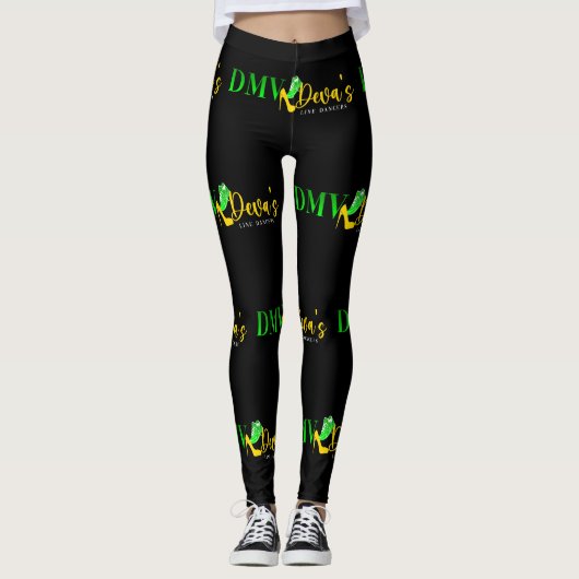 SÜSSE PIE BLACK & LIMON LEGGINS (Vorderseite)