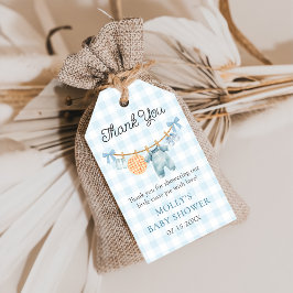 Süsse Pie Blue Fall Boy Babydusche Geschenk Tags Geschenkanhänger