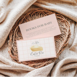 Süsse Pie Books for Baby Card - Fall Baby Shooter  Begleitkarte