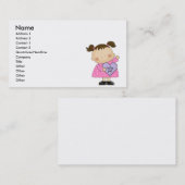 Süsse Pie Candy Herzmädchen Visitenkarte (Vorne/Hinten)