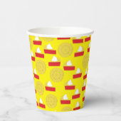 Süsse Pie Cherry 1. Geburtstag Party Kinder Pappbecher (Links)