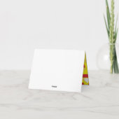 Süsse Pie Cherry 1. Geburtstag Party Thema Karte (Rückseite)