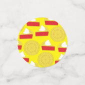 Süsse Pie Cherry 1. Geburtstag Party Thema Konfetti (Klein Vorderseite)